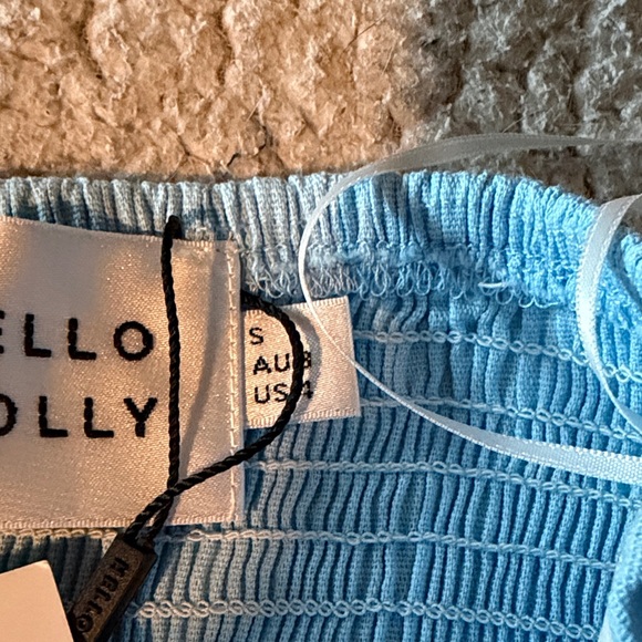 Hello Molly Soul Searching Strapless Light Blue Dress 4 new - Picture 5 of 10